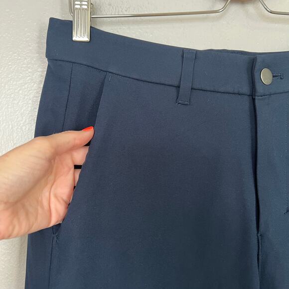Lululemon Commission Slim Fit Pants Men's Size 30 Warpstreme True Navy Blue ABC - Picture 6 of 11